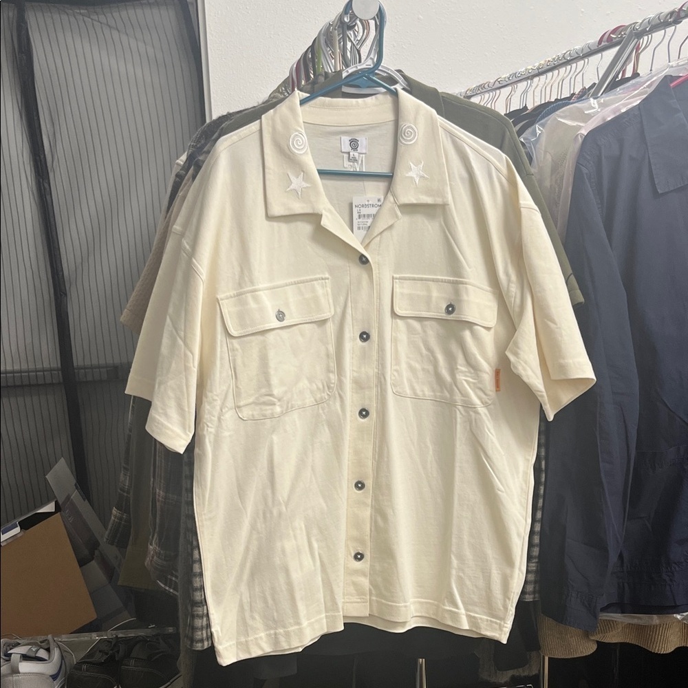 Round Two X Madison Jewelinski Ramp Embroidered Camp Shirt